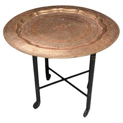 Antique Moroccan Tray Table