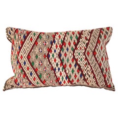 Vintage Moroccan Tribal Berber Throw Pillow