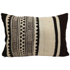 Moroccan Tribal Pillow  Vintage Kilim Cushion from Morocco
