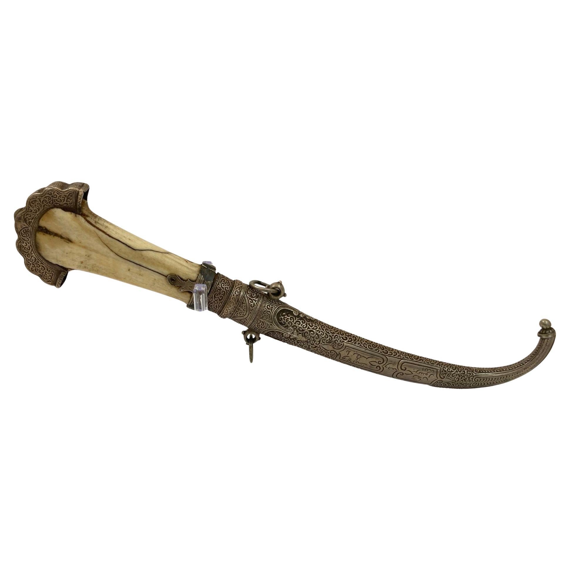 Moroccan Tribal Sterling Silver Khoumya Dagger