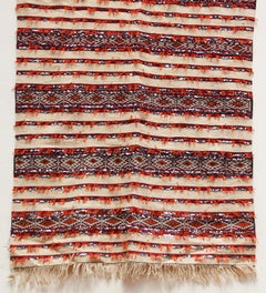 1960s Moroccan Tribal Wedding Rug with Sequins North Africa, Handira