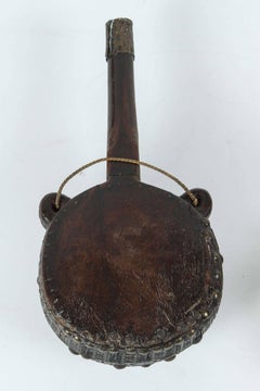Moroccan Tribal Wood Flask