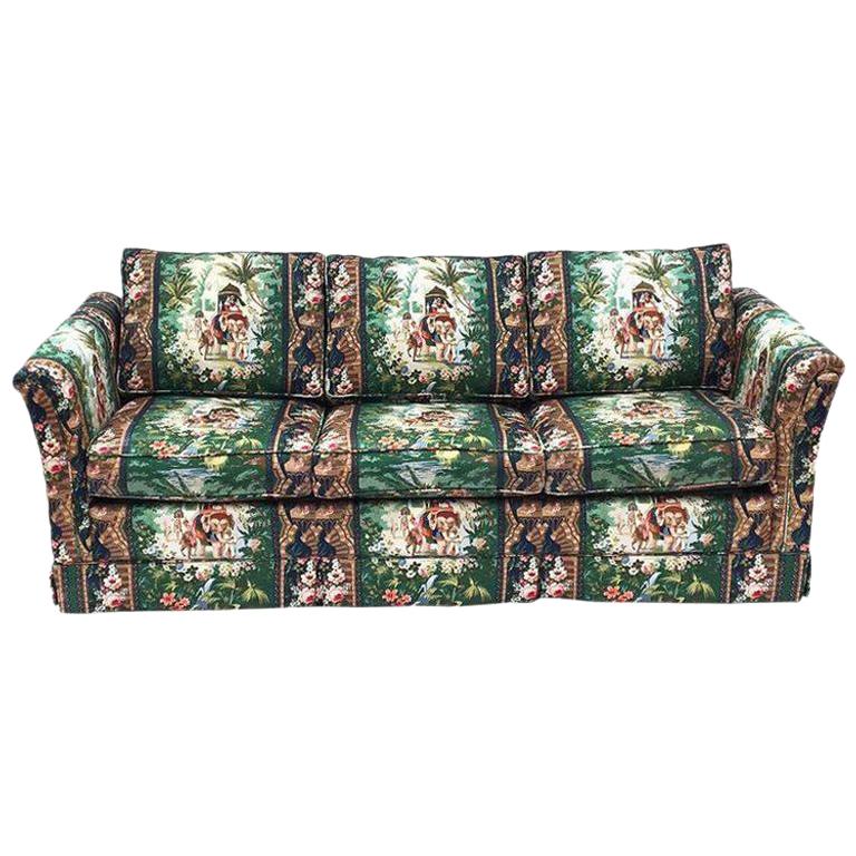 Moroccan Tropical Theme Elephant Sleeper Sofa