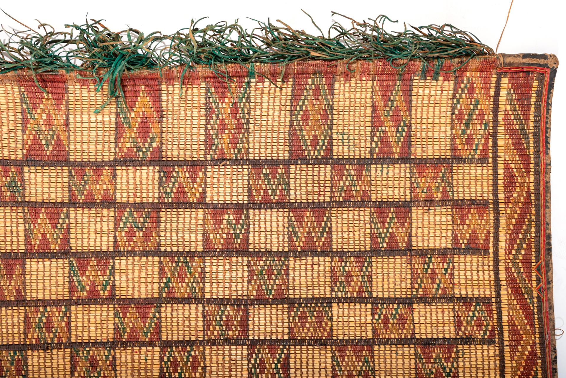Hand-Knotted Moroccan TUAREG  Little Old Mat For Sale