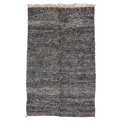 Used Moroccan village carpet solid grey