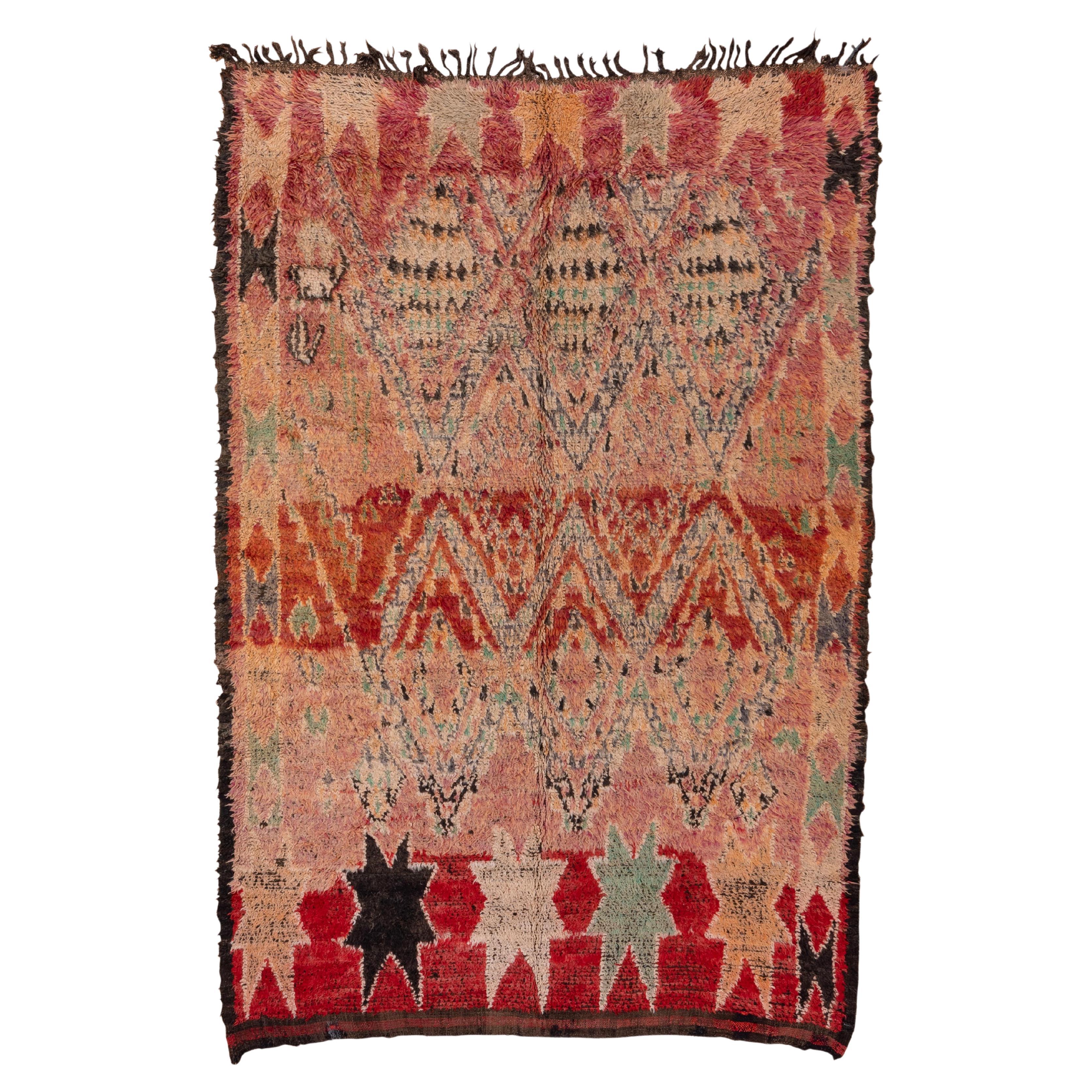 Moroccan Village Rug 1930s For Sale at 1stDibs