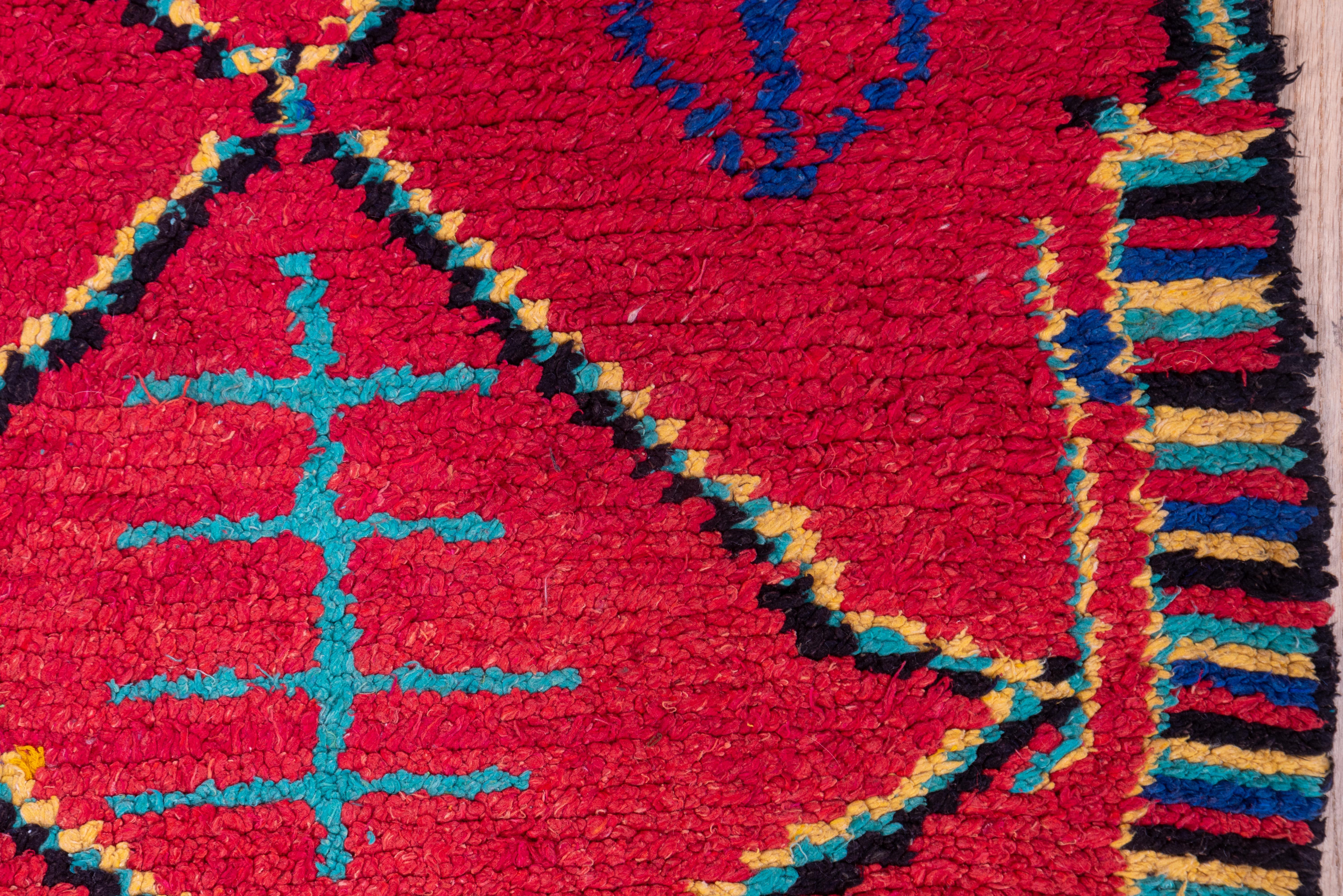 Marokkanischer Dorfteppich in Multicolor (20. Jahrhundert) im Angebot