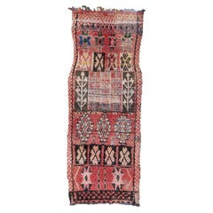 Moroccan Village Rug in Red with Trible Accents