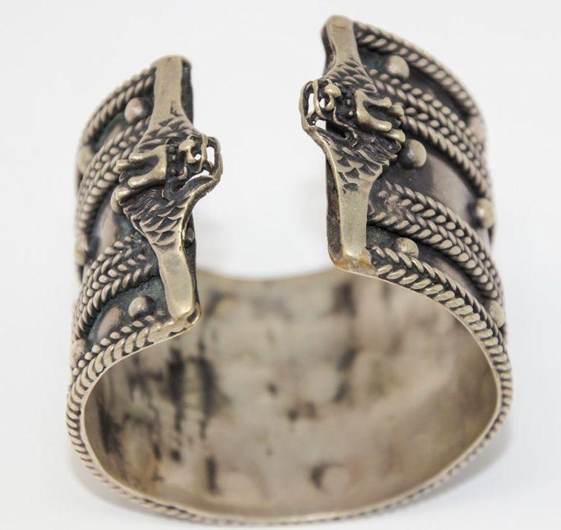 Moroccan Vintage Berber Tribal Ethnic Cuff For Sale 9
