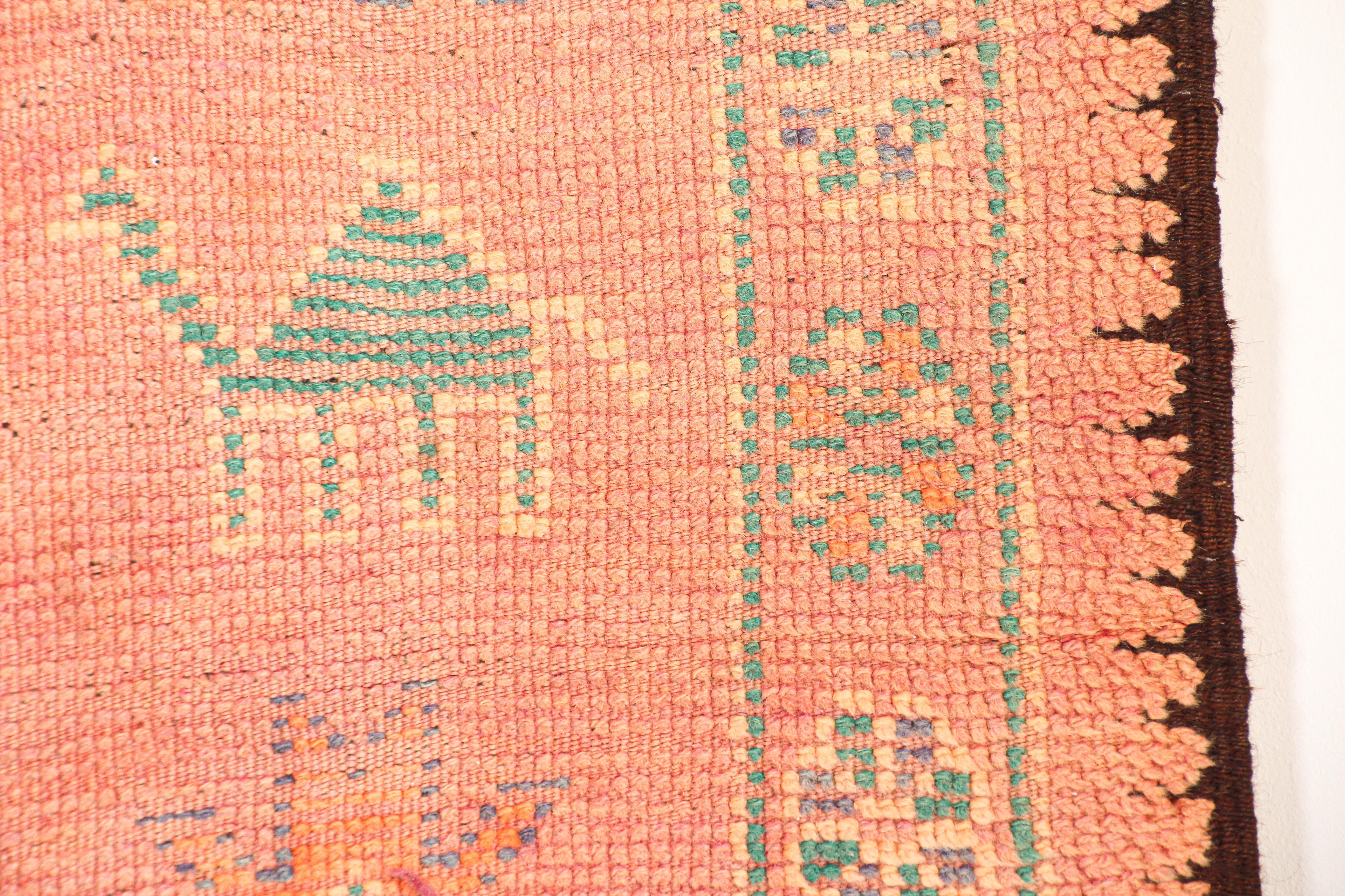1960s Vintage Authentic Moroccan Berber Rug For Sale 2