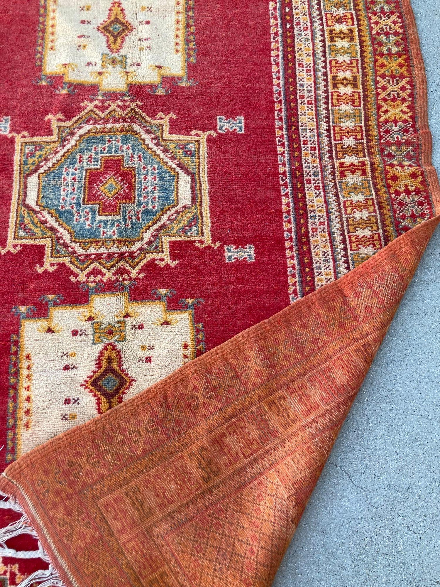 Tappeto tribale berbero marocchino vintage Boujad 1960s in vendita 4