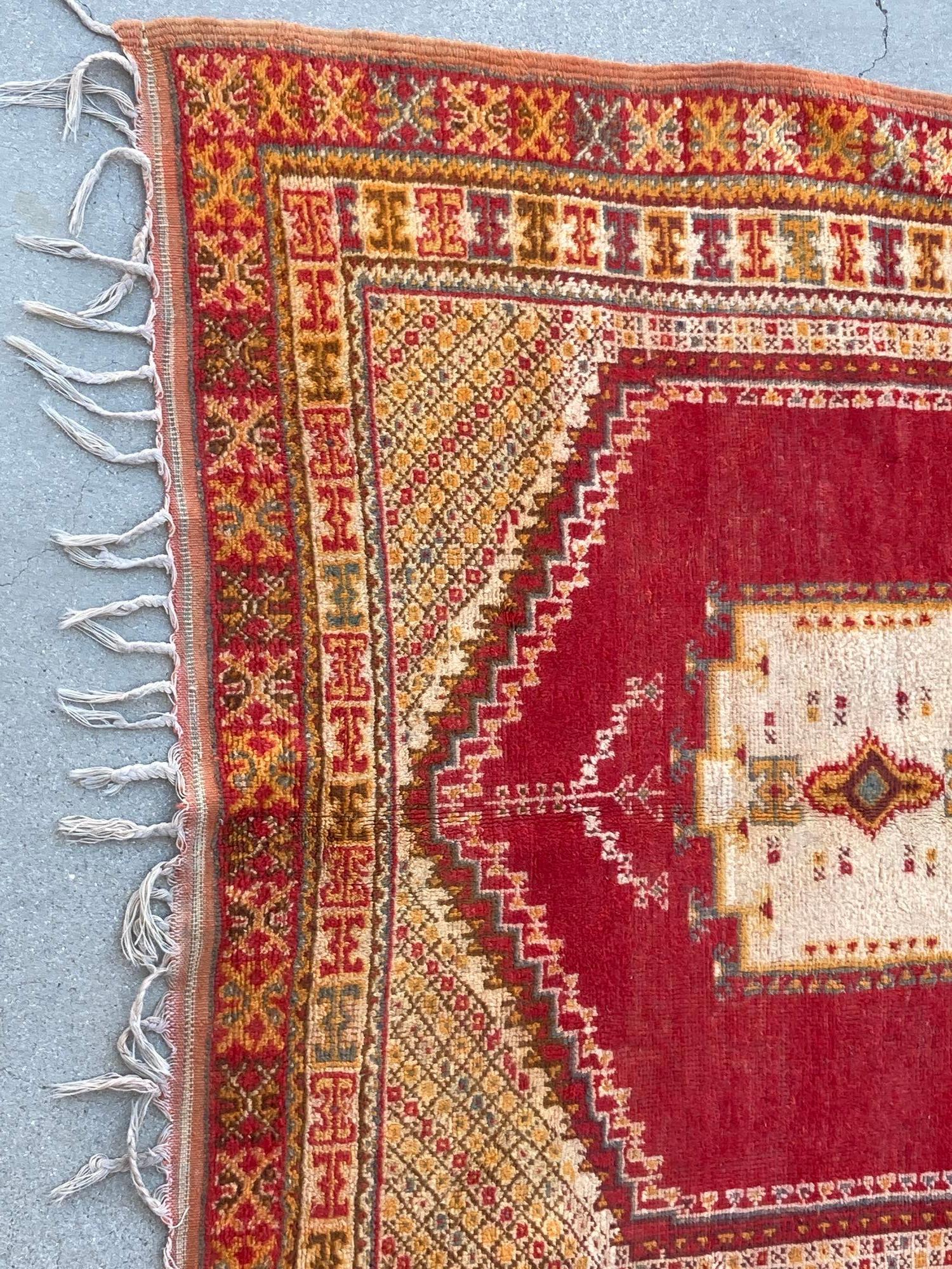 Tappeto tribale berbero marocchino vintage Boujad 1960s in vendita 2
