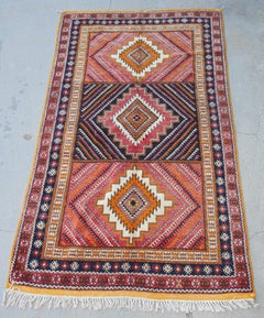 Tapis berbère marocain vintage des années 1960