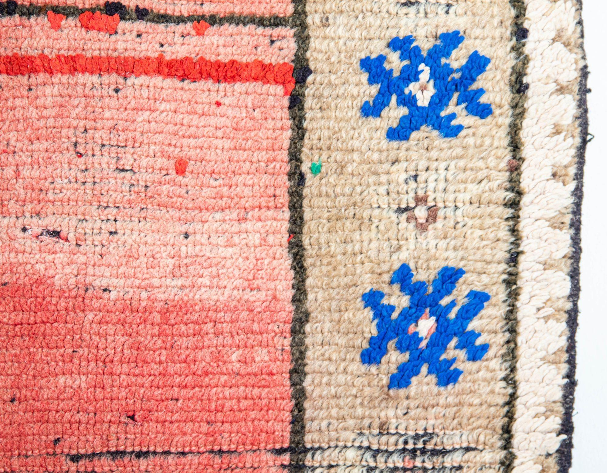 Alfombra Bereber Boujad Vintage Marroquí Tejida a Mano, circa 1960 en venta 6