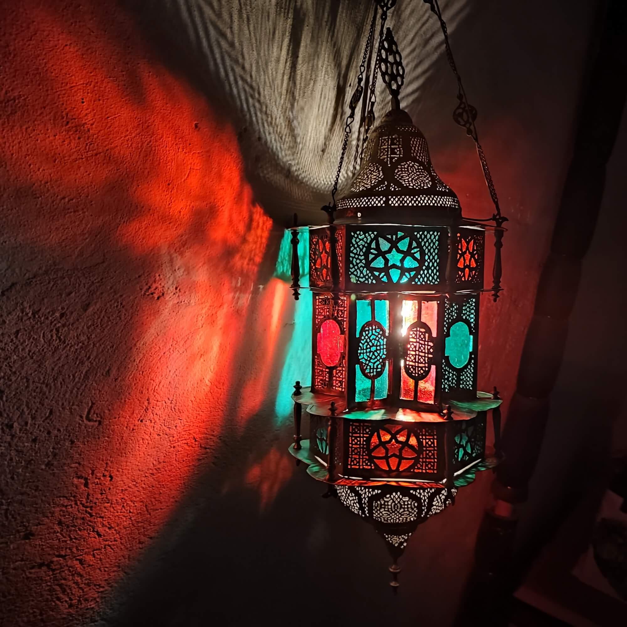 vintage moroccan hanging lamps