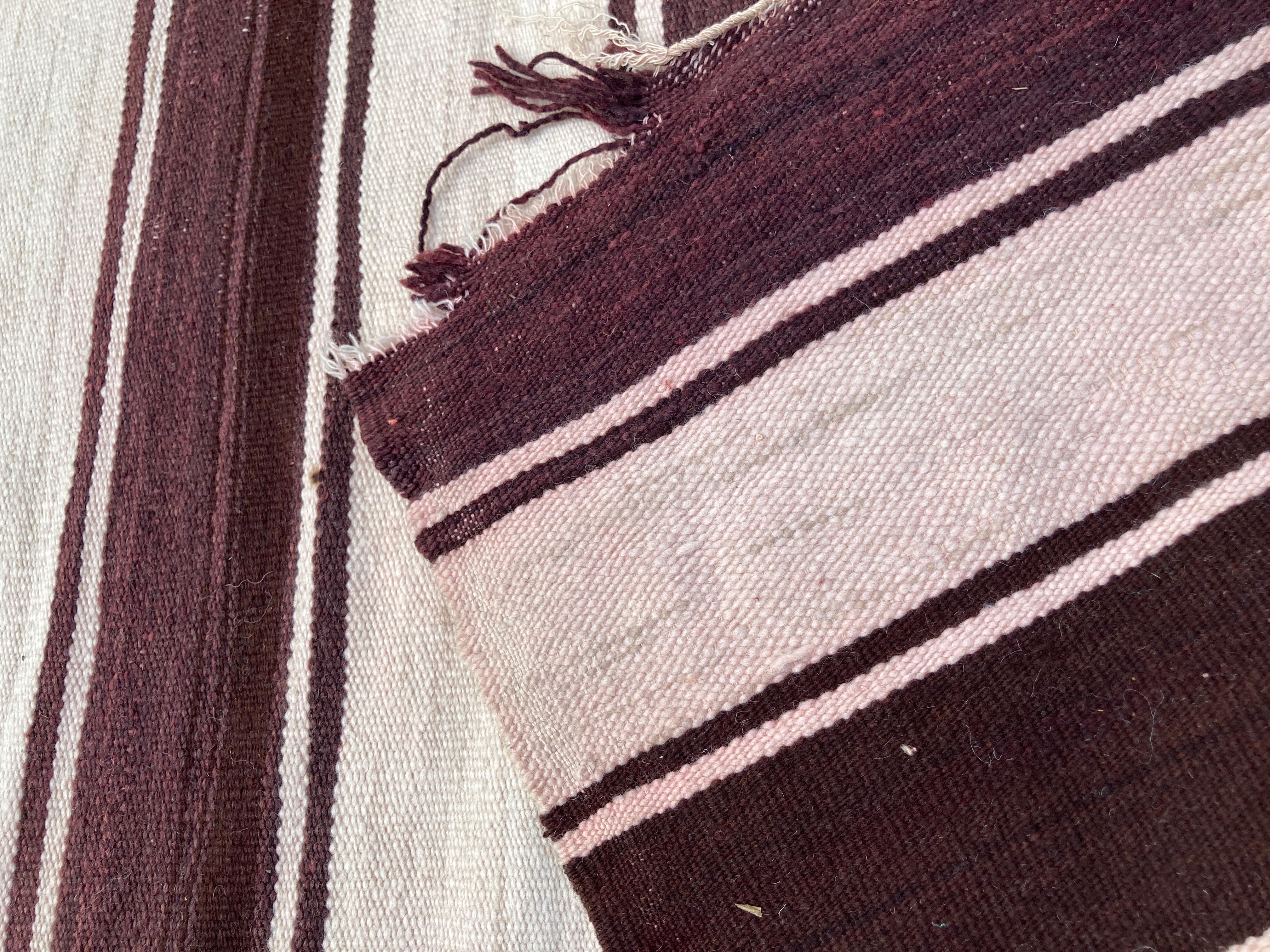 Moroccan Vintage Tribal Kilim Textile, circa 1960 For Sale 12