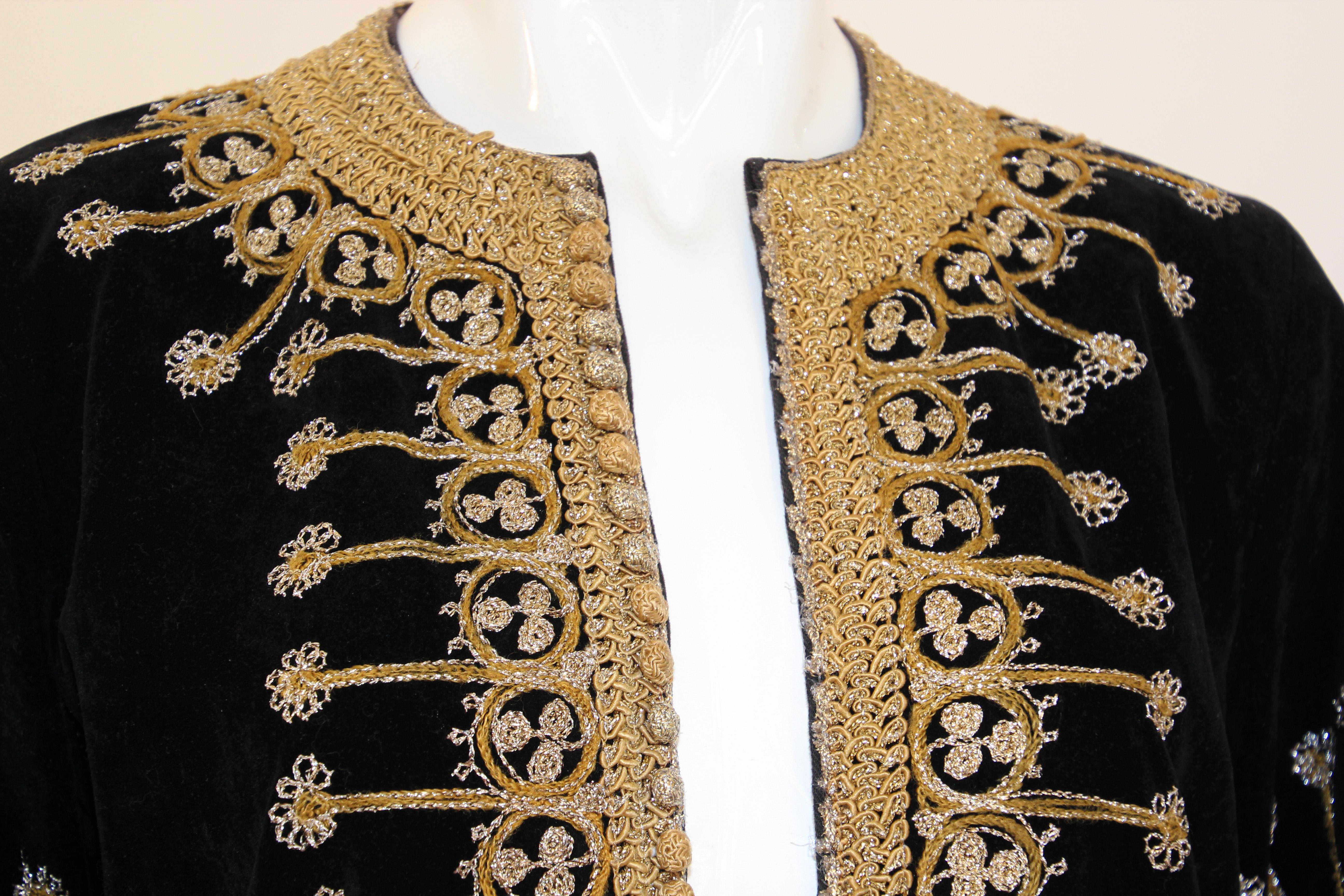 black and gold kaftan