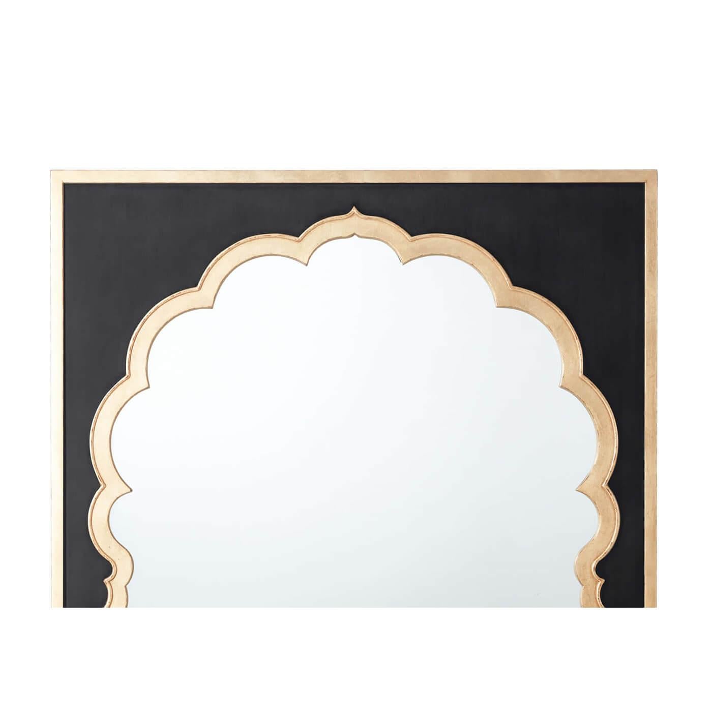 Un miroir décoratif marocain peut ajouter une architecture instantanée à une pièce. Le miroir évoque l'architecture mauresque avec un arc sculpté exotique entourant la plaque du miroir.

Dimensions : 36
