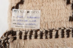 Moroccan White Carpet with Two Front Parts for the Winter Season