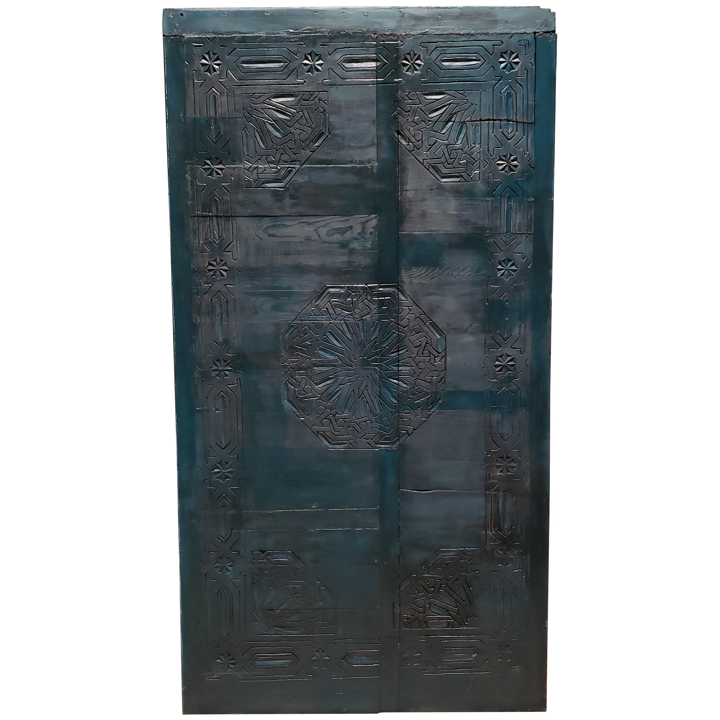 Moroccan Wooden Panel - Single For Sale