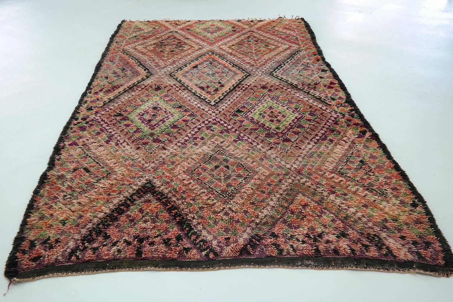 Moroccan Wool Rug Talsint, circa 1980 6