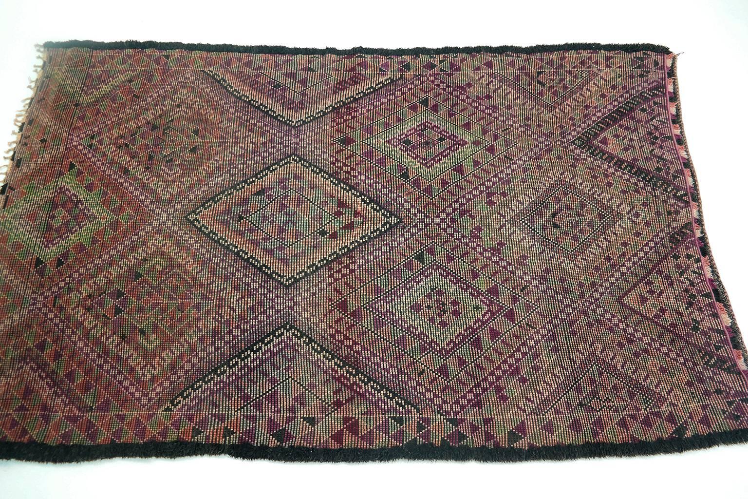 Moroccan Wool Rug Talsint, circa 1980 7