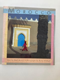 "Morocco" Coffee Table Book by Paul Bowles First Edition, 1993