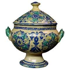 Morocco Covered Bowl, Jar, Early 20th Century