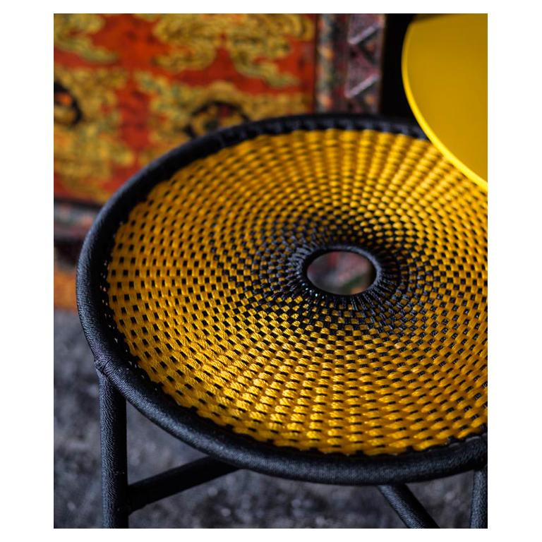 Hand-Woven Moroso Banjooli Small Table by Sebastian Herkner For Sale