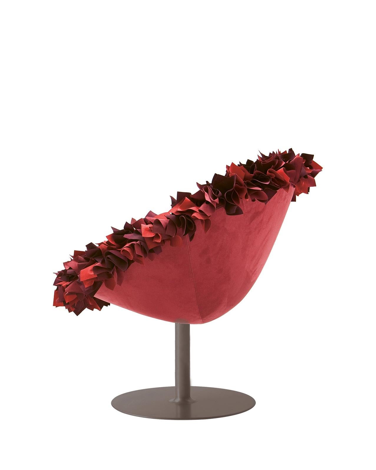 Moroso BOUQUET Armchair in Sand Finish by Tokujin Yoshioka In New Condition For Sale In Brooklyn, NY