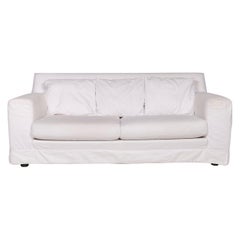 Moroso Fabric Sofa White Two-Seat Moroso Fabric Sofa White Two-Seat