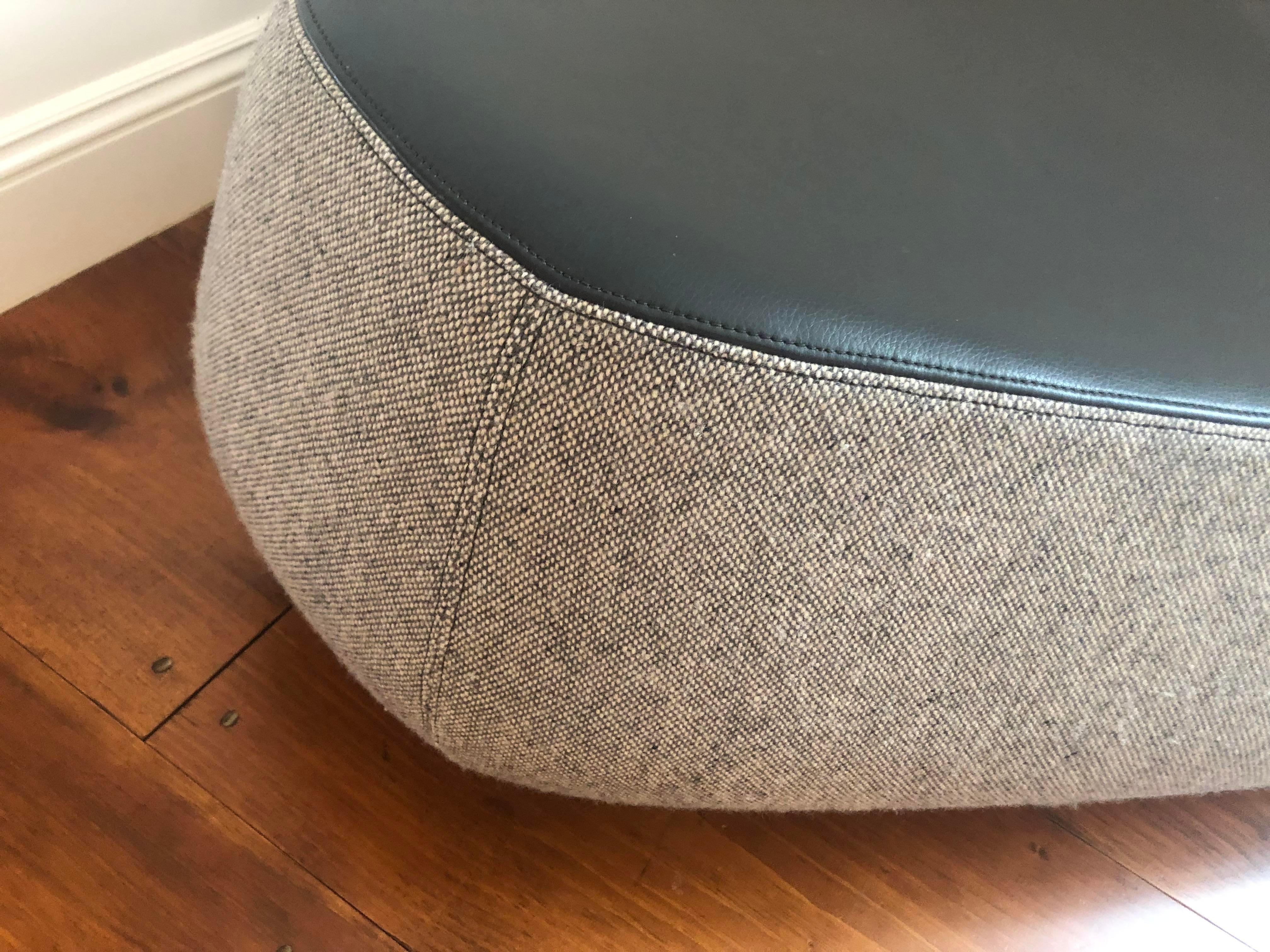 Moroso FJORD Small foot stool by Patricia Urquiola In New Condition For Sale In Brooklyn, NY