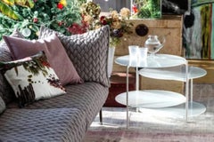 Moroso Gentry 2-seater Sofa in Big Braid cappuccino by Patricia Urquiola