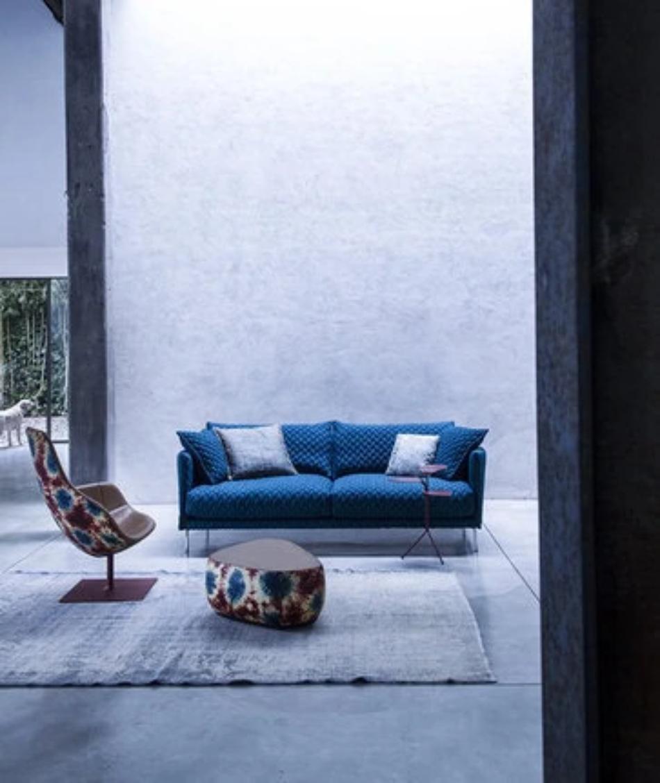 Sofá Moroso Gentry 3 plazas by Patricia Urquiola Acero en venta