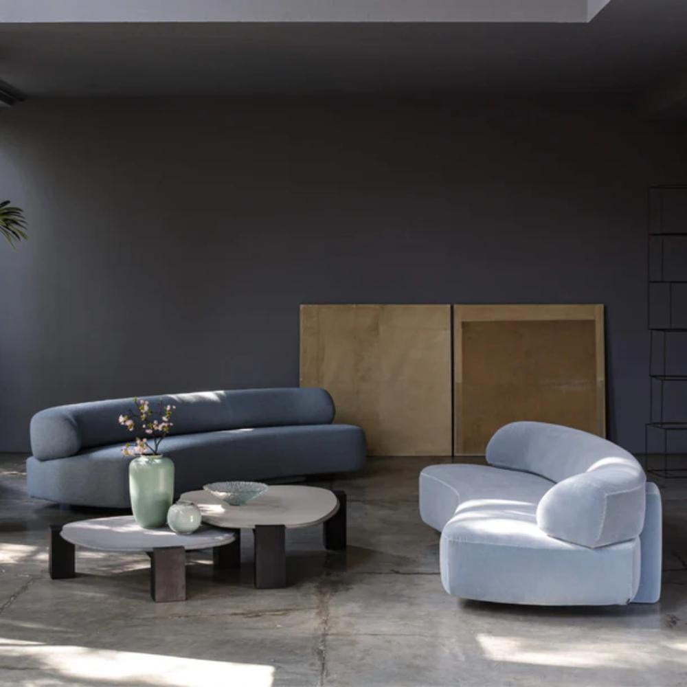 Sofá 2 plazas Moroso Gogan en Orsetto natura by Patricia Urquiola en Nuevo estado para la venta en Brooklyn, NY
