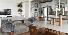 Moroso LIGHT GRAY Redondo Swivel Lounge Chair by Patricia Urquiola STOCK