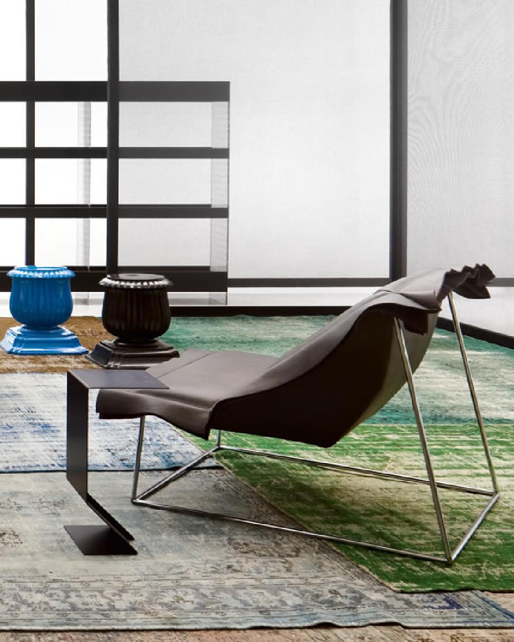 Italian Moroso MARK Side table by Marc Thorpe For Sale