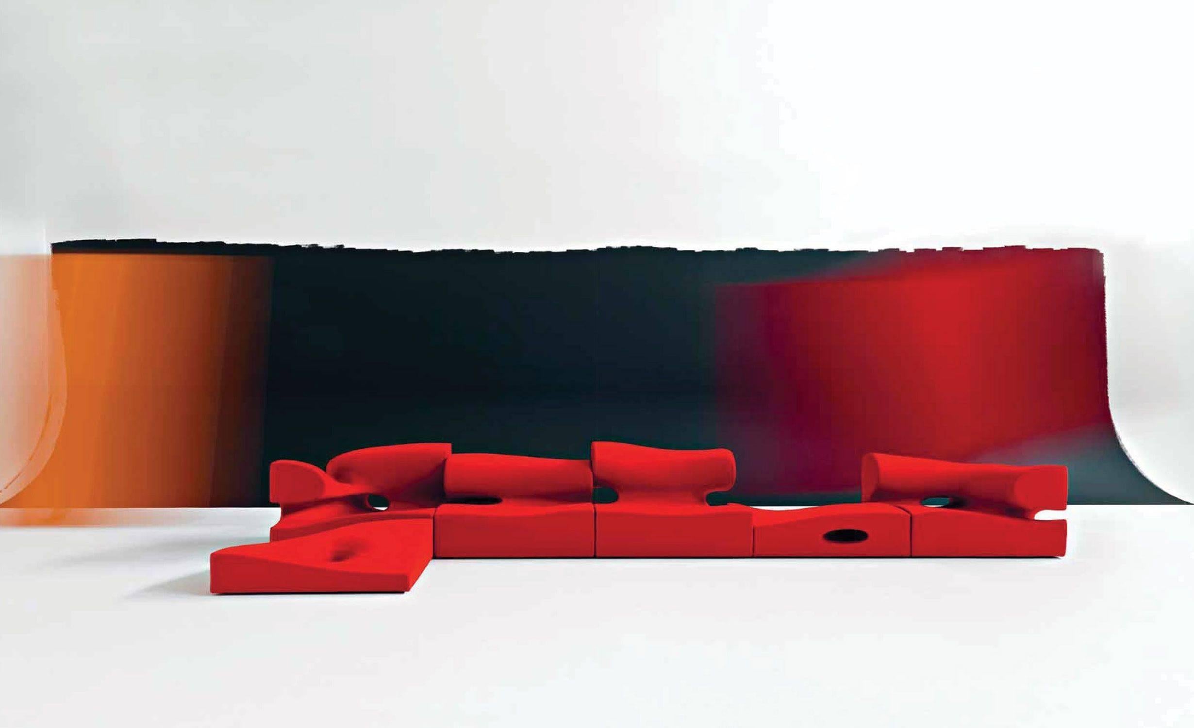 Moroso Misfits Modular Sofa by Ron Arad Designed in 2007 For Sale 1