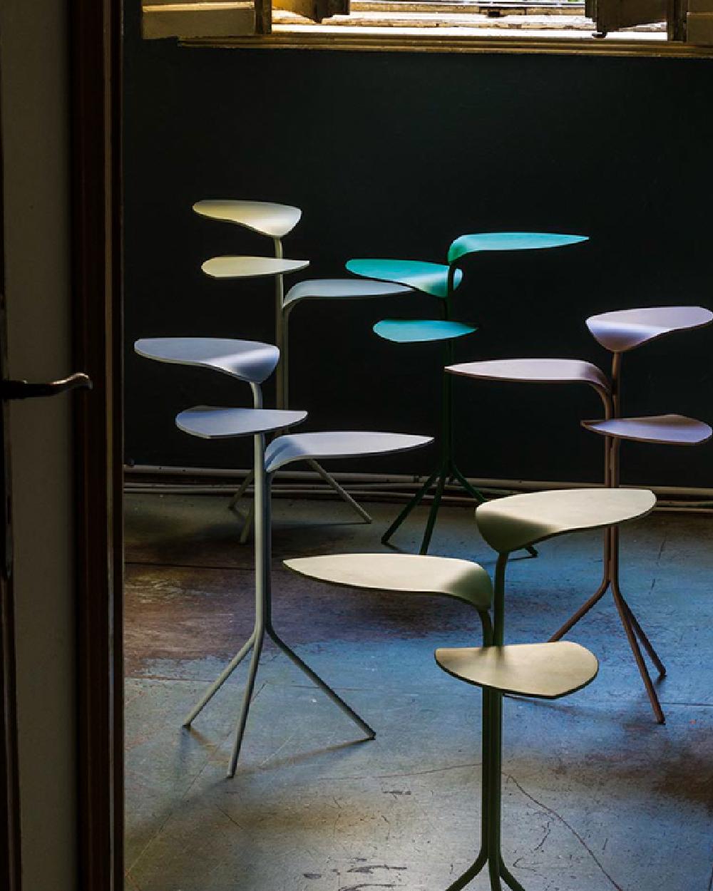 Moroso MORNING GLORY Beistelltisch von Marc Thorpe (Stahl) im Angebot