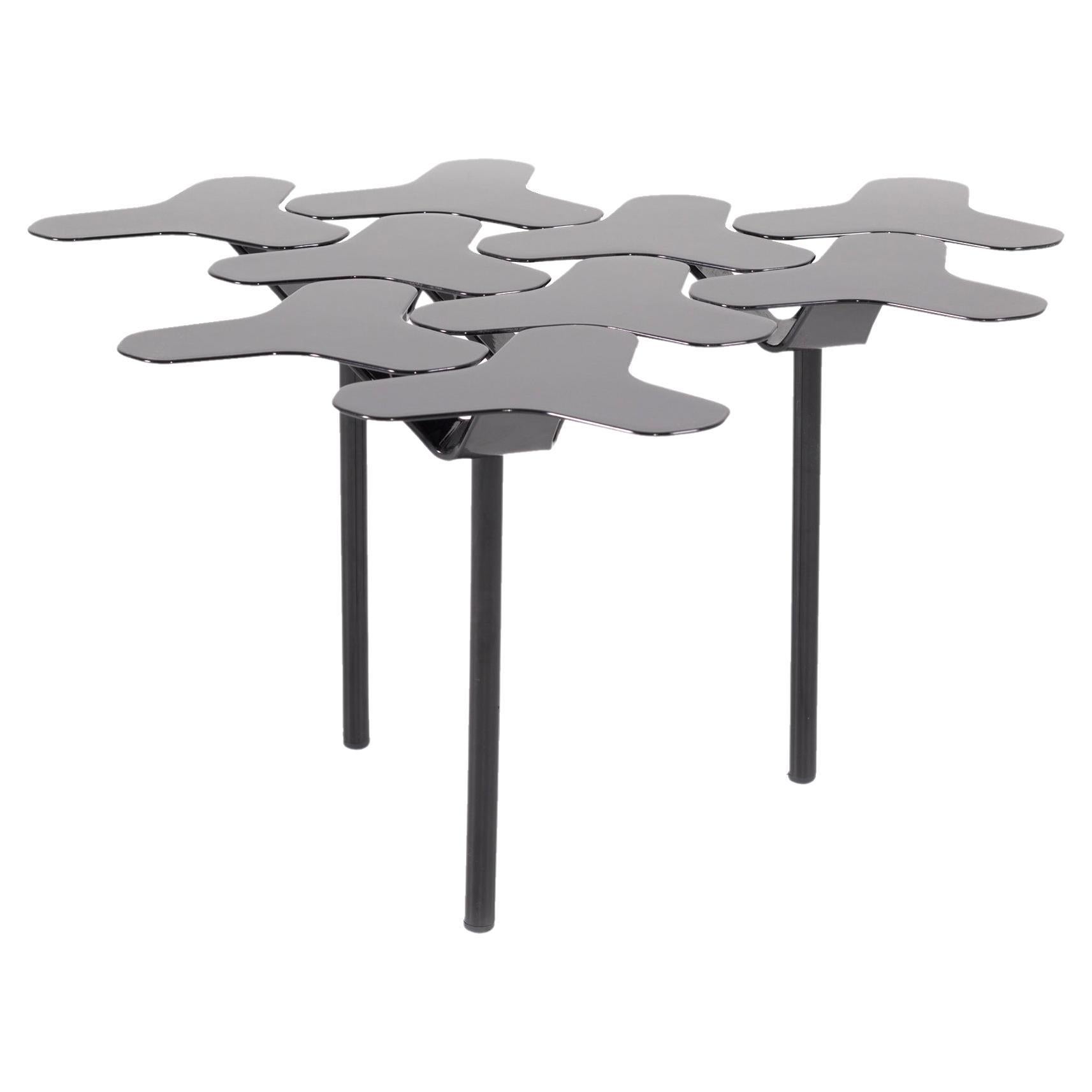 Moroso NANOOK Beistelltisch aus poliertem Goldchrom von Philippe Bestenheider (Italienisch) im Angebot