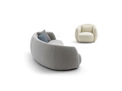 Moroso Pacific 3-Sitzer-Sofa in Weiß sand von Patricia Urquiola