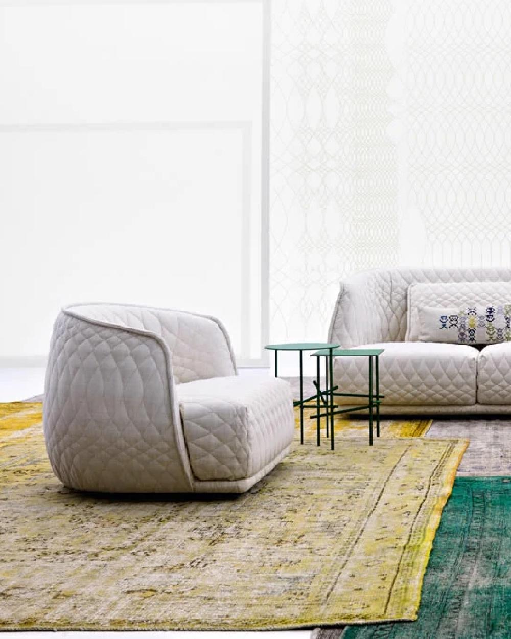 Contemporary Moroso REDONDO Armchair by  Patricia Urquiola For Sale