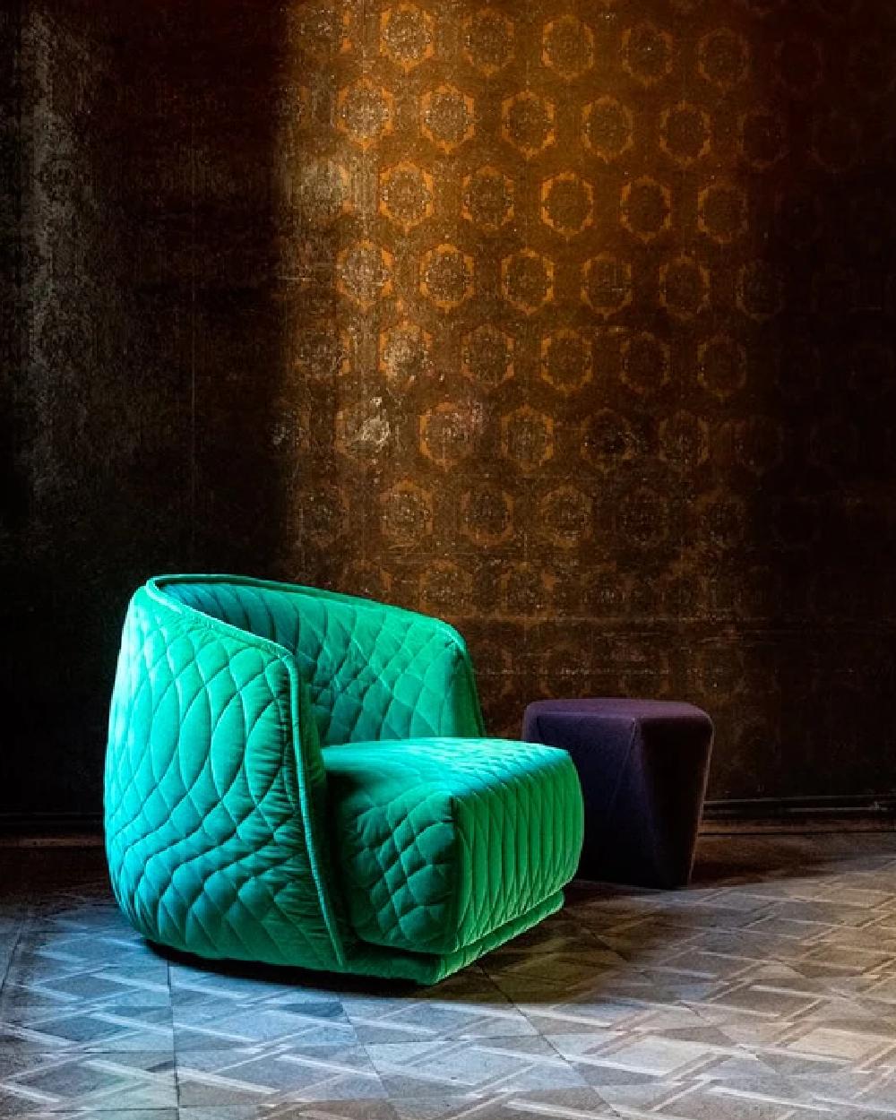 Steel Moroso REDONDO Armchair by  Patricia Urquiola For Sale