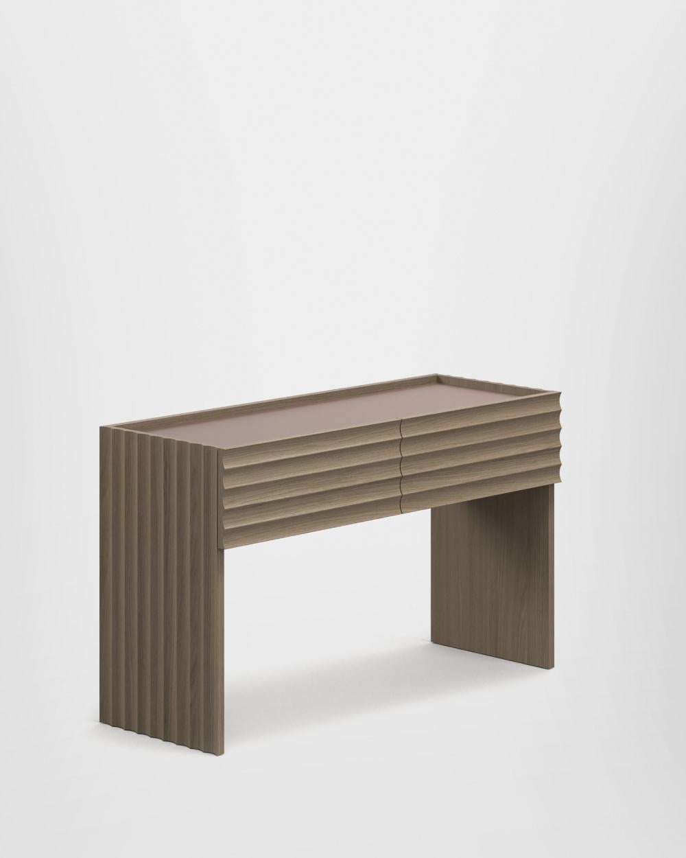 Wood Moroso ROWS Console by Patricia Urquiola For Sale