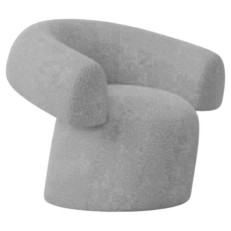 Moroso Ruff Grand fauteuil pivotant en sable par Patricia Urquiola