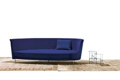 Table basse carrée Shanghai Tip en chrome Moroso par Patricia Urquiola