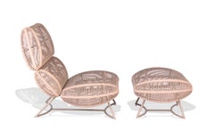 Fauteuil Morototó avec repose-pieds