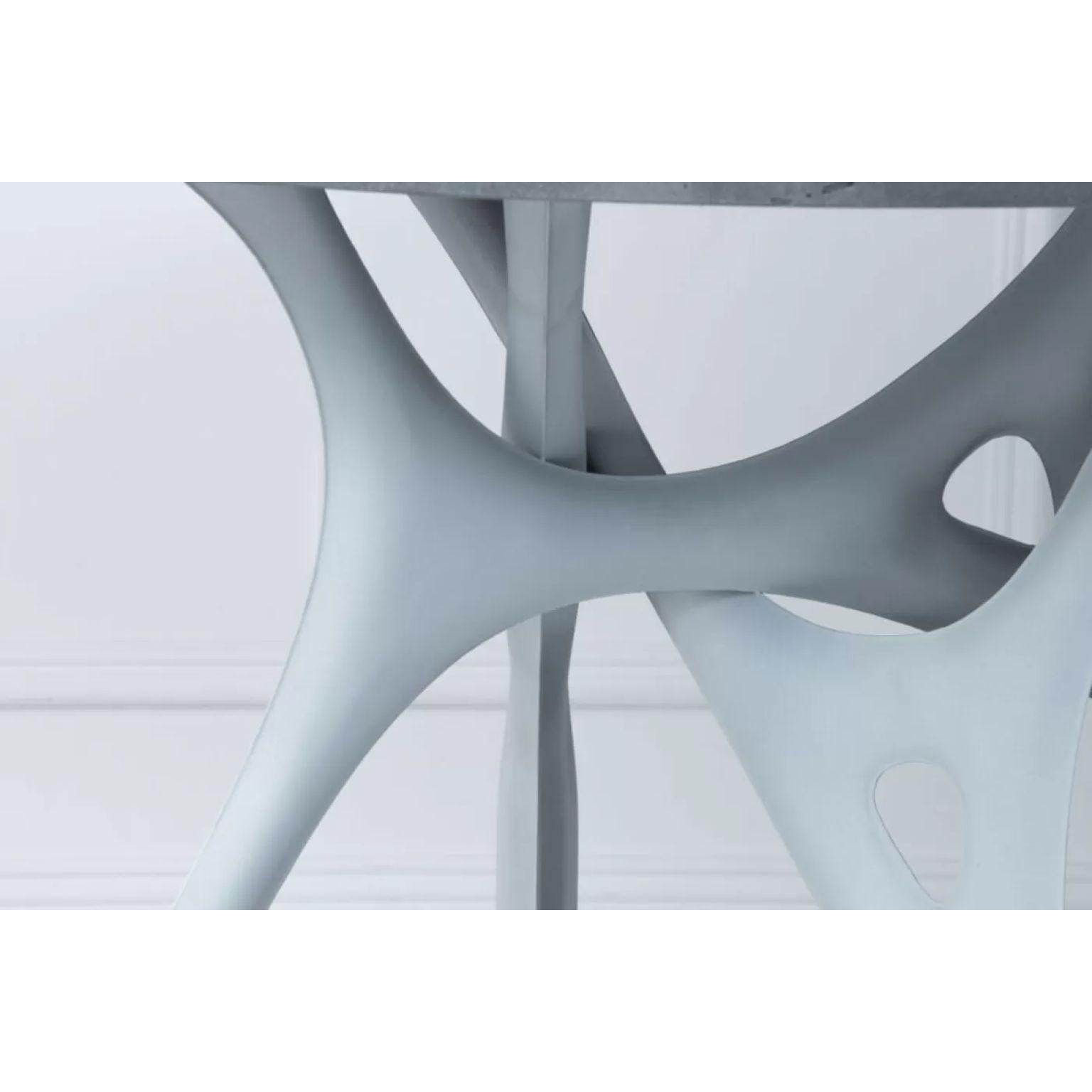 Morph-Tisch aus Thermometallisiertem Stahl und Beton von Zieta (Sonstiges) im Angebot