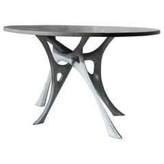 Morph, Mesa de acero termometalizado y hormigón de Zieta