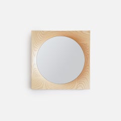 Morphed Mega Wall Mirror in Aluminum, Ash & Mirrored Glass by Medium Small
